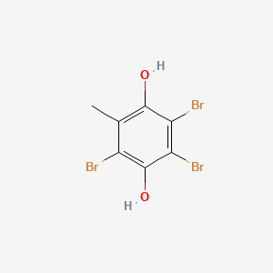 Hydroquinone, 2-methyl-3,5,6-tribromo- - 63884-43-5
