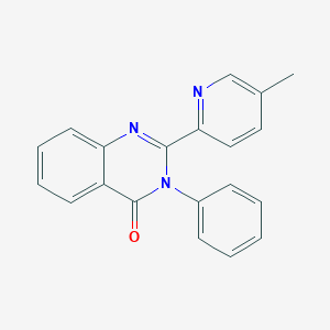 2-(5-Methylpyridin-2-yl)-3-phenylquinazolin-4(3H)-one - 63274-90-8