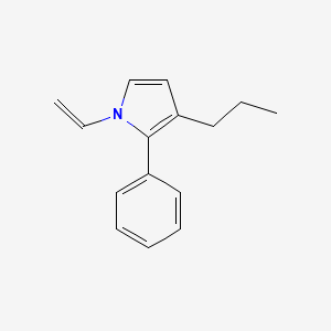 1H-Pyrrole, 1-ethenyl-2-phenyl-3-propyl- - 63045-58-9