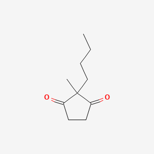 2-Butyl-2-methylcyclopentane-1,3-dione - 63326-15-8