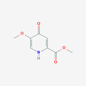 Methyl 5-methoxy-4-oxo-1,4-dihydropyridine-2-carboxylate - 62885-44-3