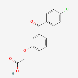 [3-(4-Chlorobenzoyl)phenoxy]acetic acid - 62850-36-6