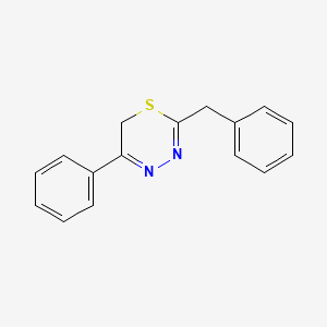 2-Benzyl-5-phenyl-6H-1,3,4-thiadiazine - 62625-63-2