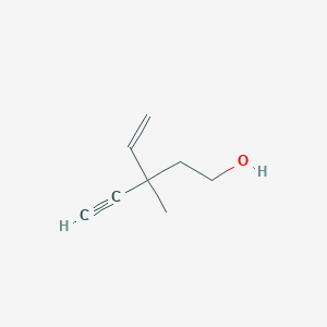 3-Ethynyl-3-methylpent-4-en-1-ol - 62117-93-5