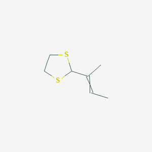 2-(But-2-en-2-yl)-1,3-dithiolane - 61685-39-0