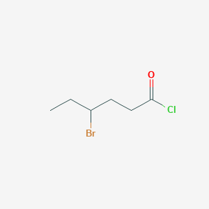 4-Bromohexanoyl chloride - 61222-83-1