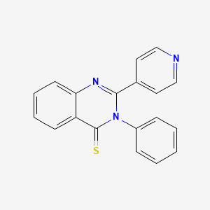 3-Phenyl-2-(pyridin-4-yl)quinazoline-4(3H)-thione - 61351-67-5