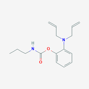 2-[Di(prop-2-en-1-yl)amino]phenyl propylcarbamate - 60309-70-8