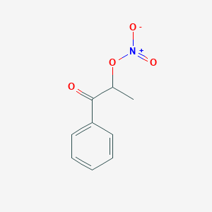 1-Propanone, 2-(nitrooxy)-1-phenyl- - 60434-74-4