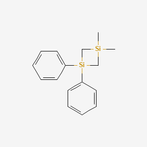 1,1-Dimethyl-3,3-diphenyl-1,3-disiletane - 57671-38-2