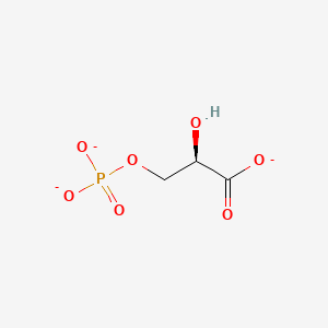 3-phosphonato-D-glycerate(3-) - 