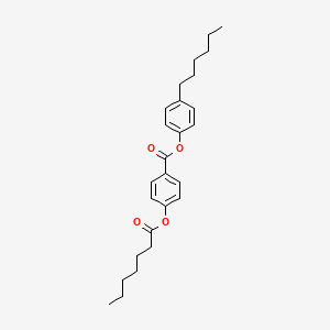 4-Hexylphenyl 4-(heptanoyloxy)benzoate - 52811-85-5
