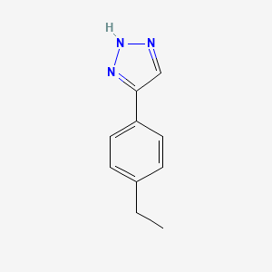 1H-1,2,3-Triazole, 4-(4-ethylphenyl)- - 56527-22-1