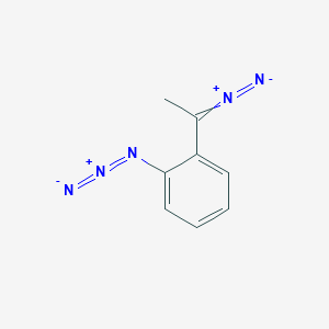 Benzene, 1-azido-2-(1-diazoethyl)- - 55271-00-6