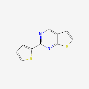 Thieno[2,3-d]pyrimidine, 2-(2-thienyl)- - 56844-04-3