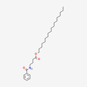 Octadecyl 4-benzamidobutanoate - 52558-67-5