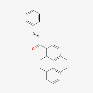 3-Phenyl-1-(pyren-1-YL)prop-2-EN-1-one - 50558-62-8