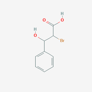 2-Bromo-3-hydroxy-3-phenylpropanoic acid - 34882-18-3