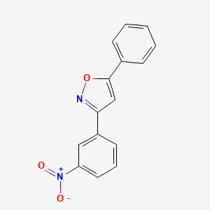 3-(3-Nitrophenyl)-5-phenyl-1,2-oxazole - 31609-82-2