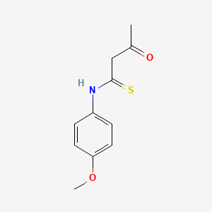 N-(4-Methoxyphenyl)-3-oxobutanethioamide - 18076-45-4
