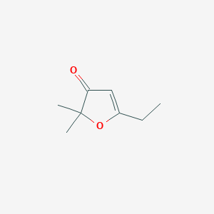 3(2H)-Furanone, 5-ethyl-2,2-dimethyl- - 18458-23-6