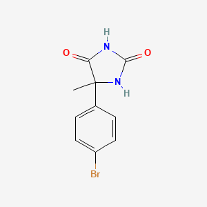 5-(4-Bromophenyl)-5-methylimidazolidine-2,4-dione - 6320-50-9