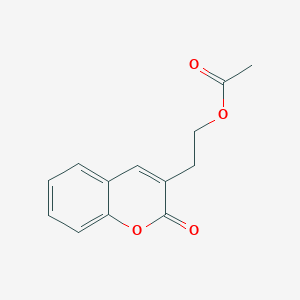 2-(2-Oxochromen-3-yl)ethyl acetate - 7151-73-7