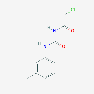 2-Chloro-N-[(3-methylphenyl)carbamoyl]acetamide - 5544-33-2