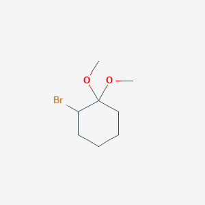 Cyclohexane, 2-bromo-1,1-dimethoxy- - 1728-17-2