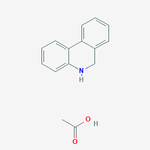 Acetic acid; 5,6-dihydrophenanthridine - 5328-29-0