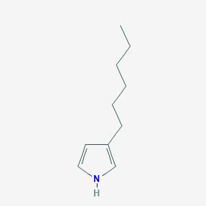 3-Hexyl-1H-pyrrole - 1551-07-1