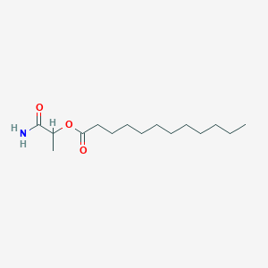(1-Amino-1-oxopropan-2-yl) dodecanoate - 6288-25-1