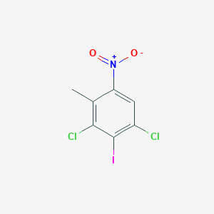 1,3-Dichloro-2-iodo-4-methyl-5-nitrobenzene - 