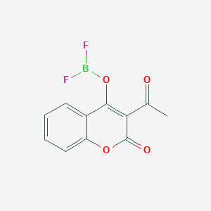 3-Acetyl-2-oxo-2H-chromen-4-yl difluoridoborate - 873326-02-4