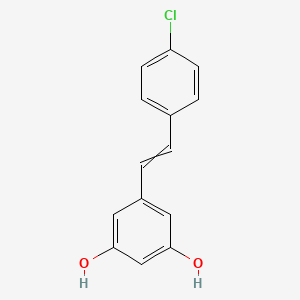 5-[2-(4-Chlorophenyl)ethenyl]benzene-1,3-diol - 823804-63-3
