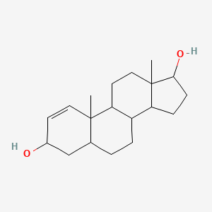 10,13-dimethyl-4,5,6,7,8,9,11,12,14,15,16,17-dodecahydro-3H-cyclopenta[a]phenanthrene-3,17-diol - 