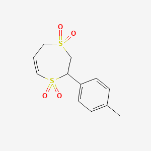 2,3-Dihydro-2-(4-methylphenyl)-1,4-dithiepine-1,1,4,4-tetroxide - 