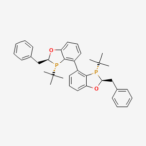 (2S,2'S,3S,3'S)-2,2'-Dibenzyl-3,3'-di-tert-butyl-2,2',3,3'-tetrahydro-4,4'-bibenzo[d][1,3]oxaphosphole - 