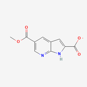 1H-Pyrrolo[2,3-b]pyridine-2,5-dicarboxylic acid, 5-methyl ester - 