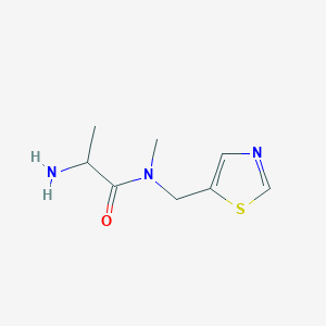 2-amino-N-methyl-N-(1,3-thiazol-5-ylmethyl)propanamide - 
