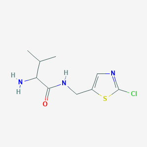 2-amino-N-[(2-chloro-1,3-thiazol-5-yl)methyl]-3-methylbutanamide - 