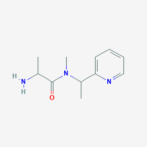 2-Amino-N-methyl-N-((S)-1-(pyridin-2-yl)ethyl)propanamide - 