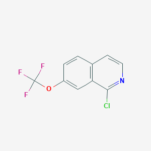 1-Chloro-7-trifluoromethoxy-isoquinoline - 