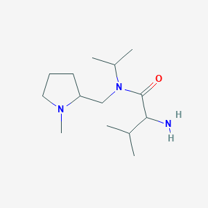 2-Amino-N-isopropyl-3-methyl-N-(((S)-1-methylpyrrolidin-2-yl)methyl)butanamide - 