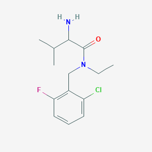 (S)-2-Amino-N-(2-chloro-6-fluorobenzyl)-N-ethyl-3-methylbutanamide - 