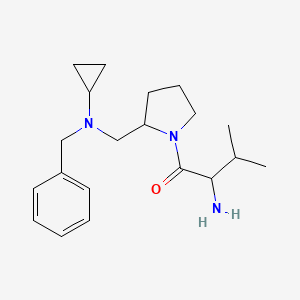 2-Amino-1-((S)-2-((benzyl(cyclopropyl)amino)methyl)pyrrolidin-1-yl)-3-methylbutan-1-one - 