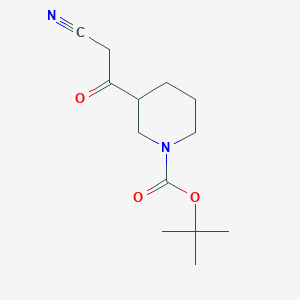 3-(2-Cyano-acetyl)-piperidine-1-carboxylic acid tert-butyl ester - 842112-53-2