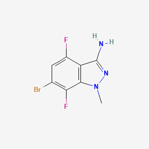6-Bromo-4,7-difluoro-1-methyl-indazol-3-amine - 