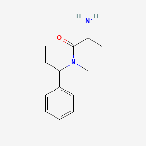 2-Amino-N-methyl-N-((S)-1-phenylpropyl)propanamide - 