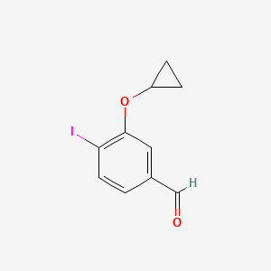 3-Cyclopropoxy-4-iodobenzaldehyde - 